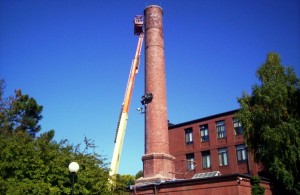 Total Restoration of Chimney Stack - Malden MA